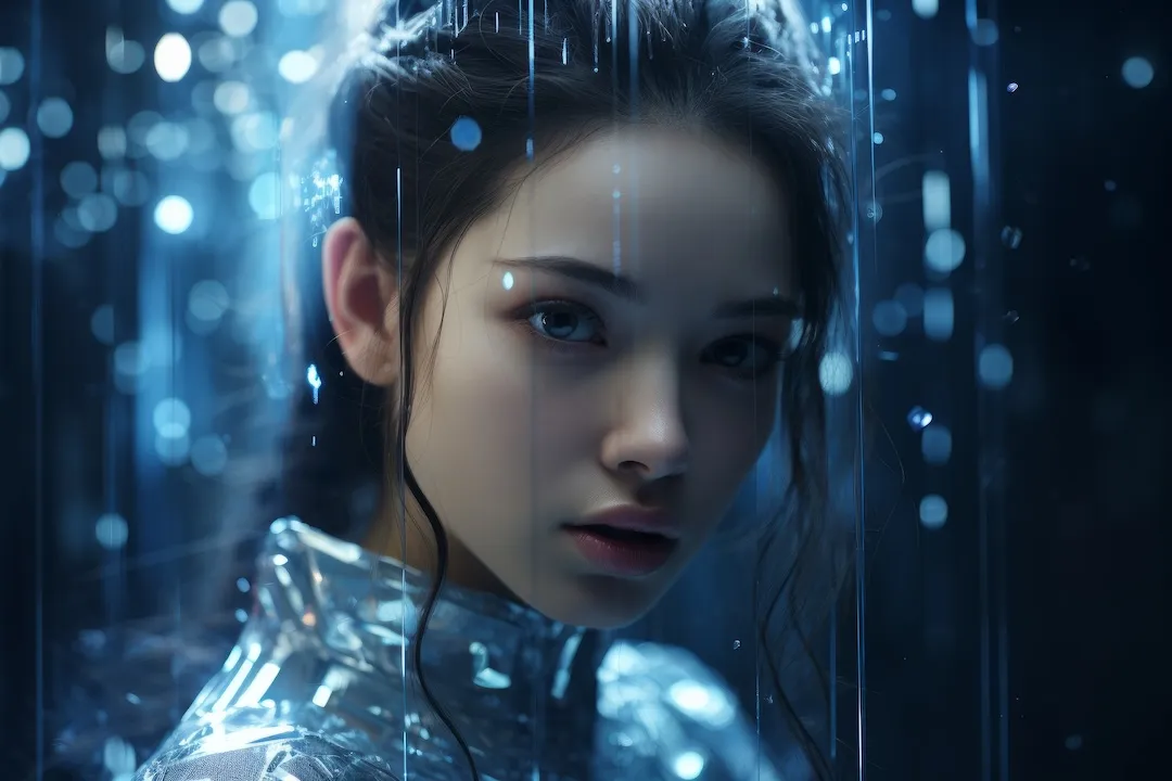 conceptual of artificial intelligence business smart person conbine with data code ai futuristic diagram