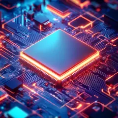 Innovative Gallium Nitride (GaN) Semiconductor Chip with Advanced Power Electronics Architecture and High-Efficiency Design