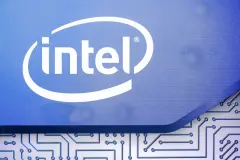 The logo of Intel Corporation.
