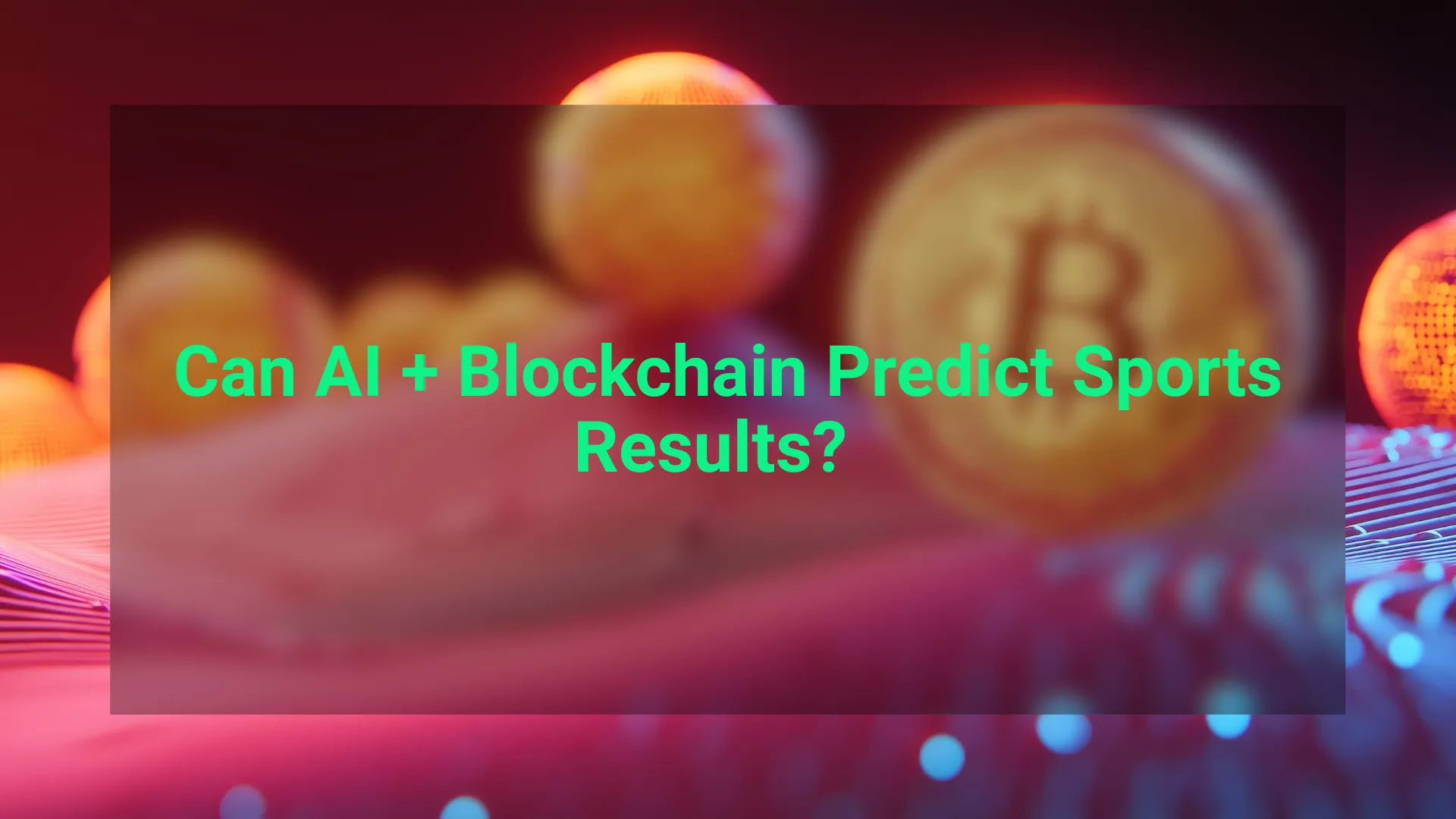 AI analyzing sports data on a blockchain-powered betting dashboard with real-time odds, cryptographic verification, and transparent transaction ledger