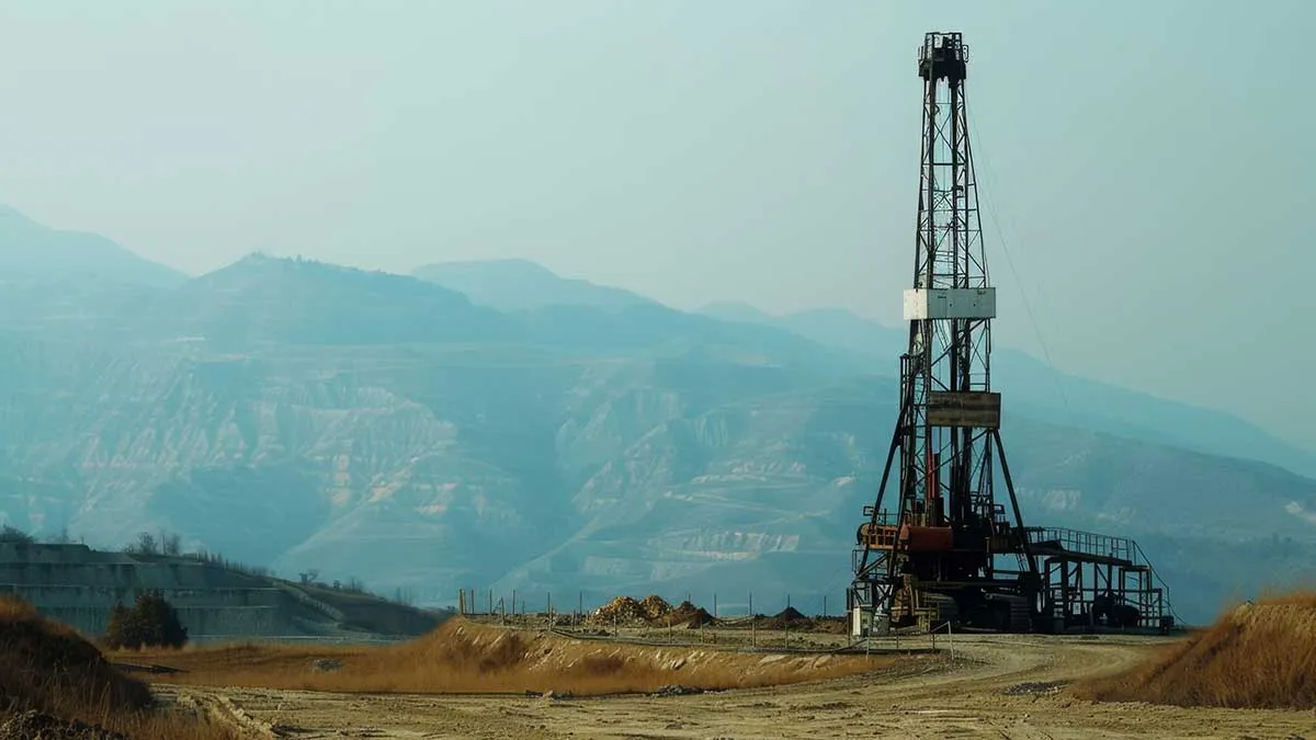 Gold Mining Rig Setup to Drill For Gold