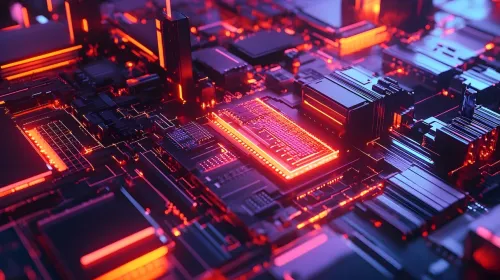 Innovative Gallium Nitride (GaN) Semiconductor Chip with Advanced Power Electronics Architecture and High-Efficiency Design