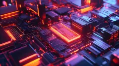 Innovative Gallium Nitride (GaN) Semiconductor Chip with Advanced Power Electronics Architecture and High-Efficiency Design