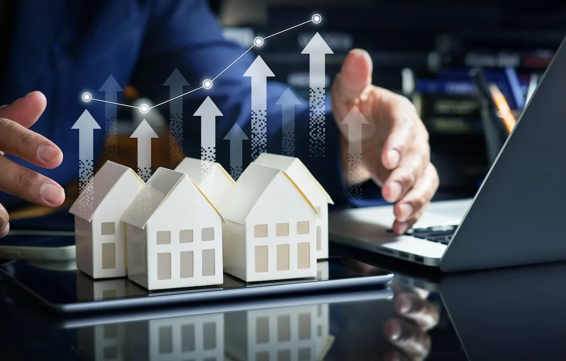 Business growth with real estate or property concepts