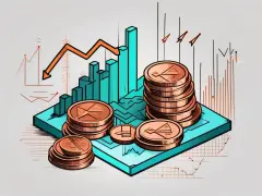 Illustration of Copper Coins and a price chart.