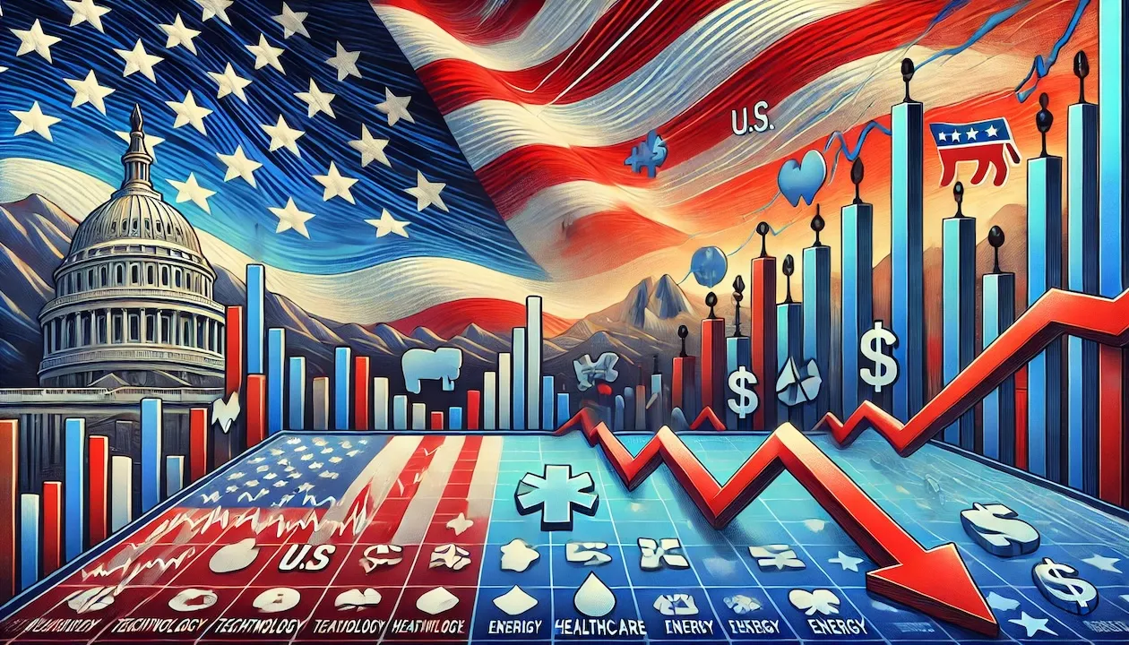 A visual representation of the impact of U.S. election years on sector investing.