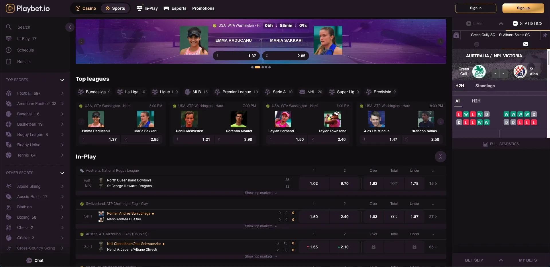 Playbet.io Sports Betting