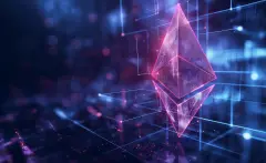 Ethereum Blockchain: Digital Mining Technology Wallpaper Banner