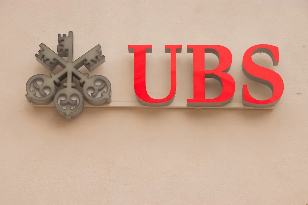 UBS Logo on Wall