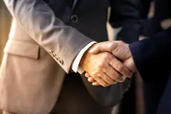 Handshake on Business deal mergers and acquisitions