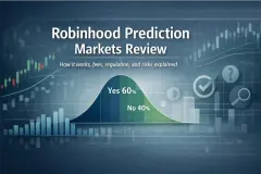 Robinhood Prediction Markets interface illustrating event-based contracts and probability pricing