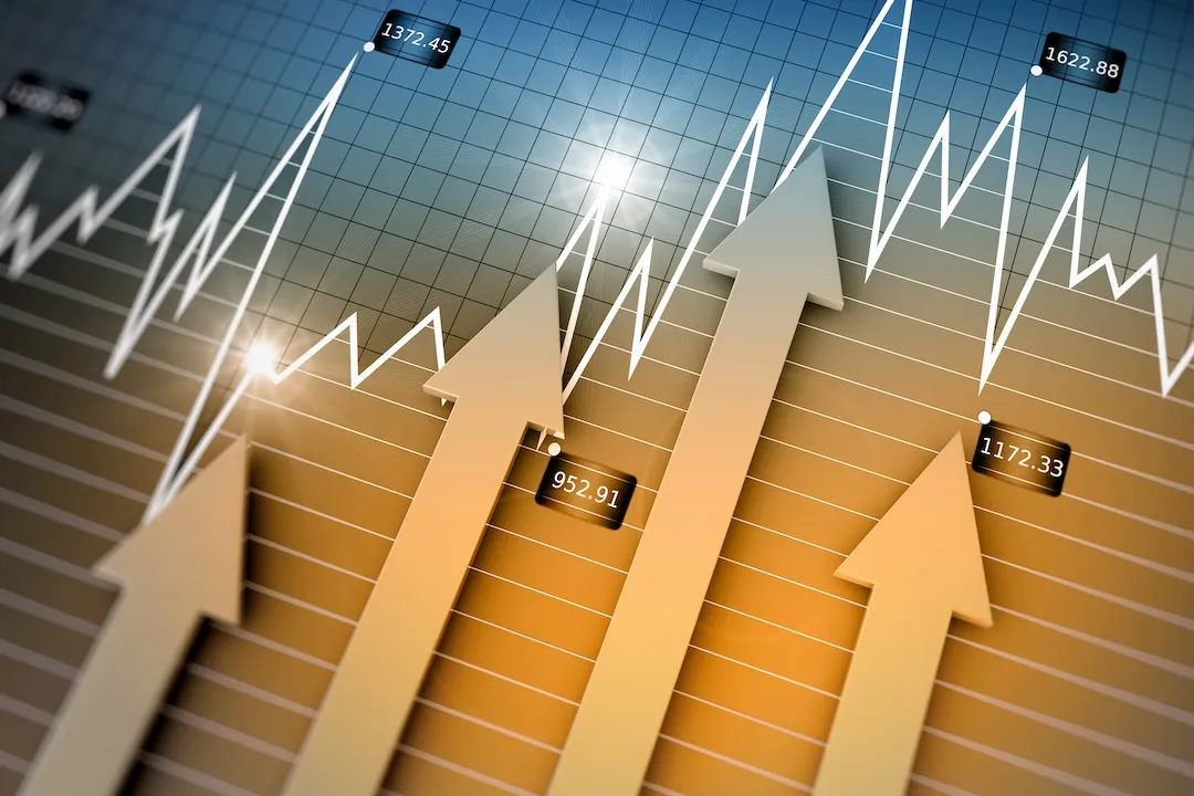 Business market chart