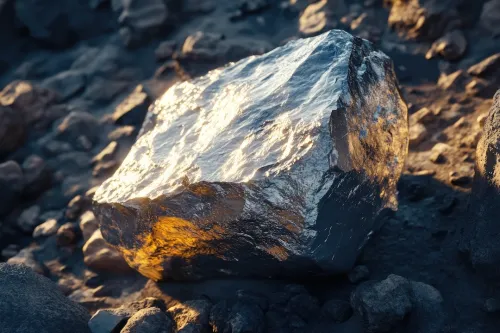 silver ore Precious stone