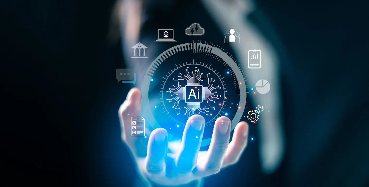 Cyberspace, businesses leverage AI technology, generative software to deploy virtual assistants chat with users, manage digital information efficiently. generative, business, 