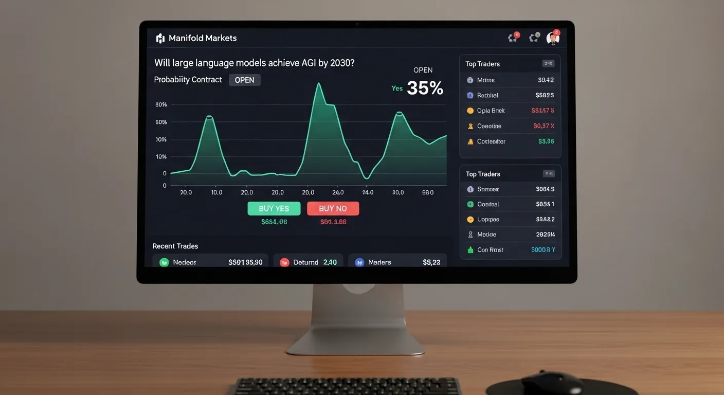 Example probability contract on a Manifold Markets market