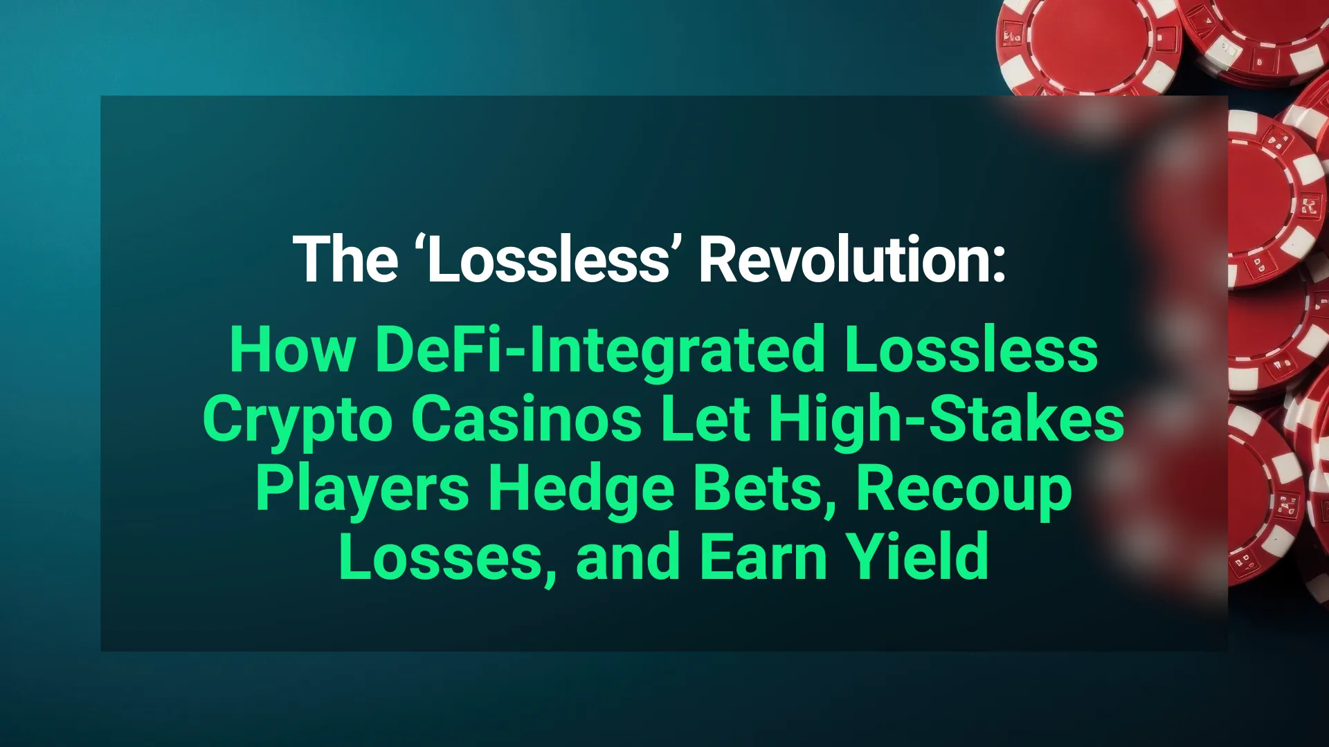Elite crypto gamblers now hedge losses, earn APY, unlock NFTs