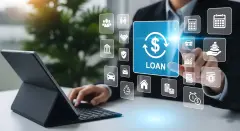 concepts related to financial services, loan applications, banking, investment, and managing personal or business finances 