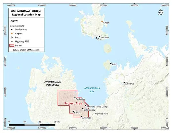 Harena Rare Earths - Ampinasdava Project, Madagasgar