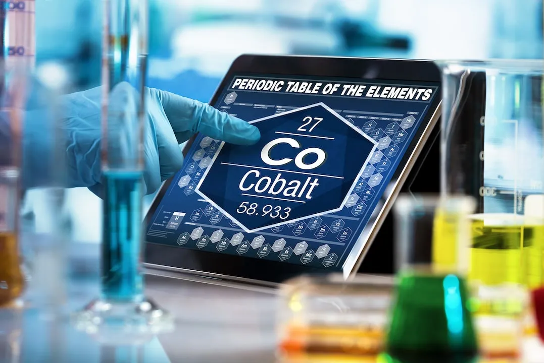 Cobalt Co in Periodic table of Elements