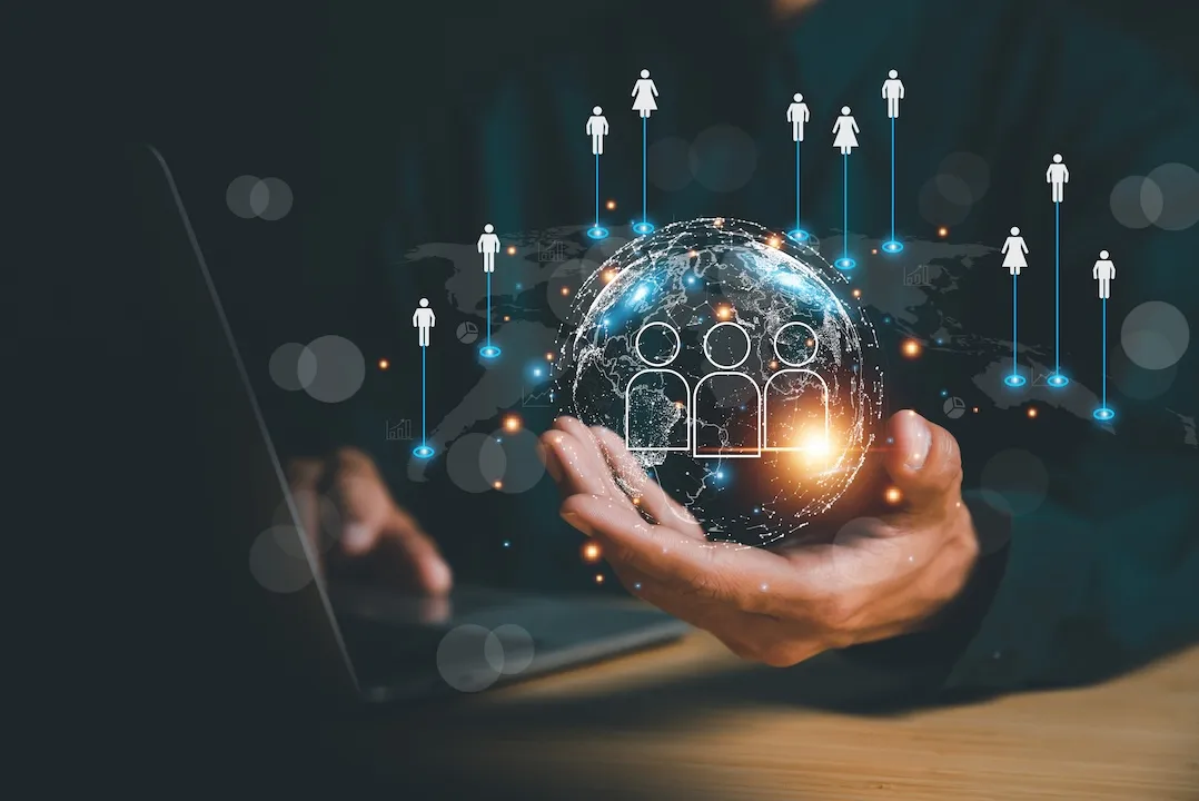 HR Human resources Recruitment Team Staff management Business concept. 