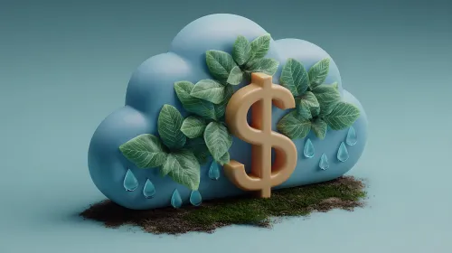 Cloud with Dollar in Front