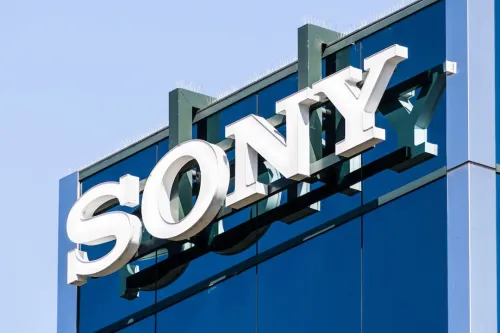 SONY Logo on side of building