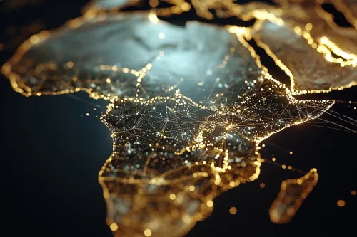 golden map of africa