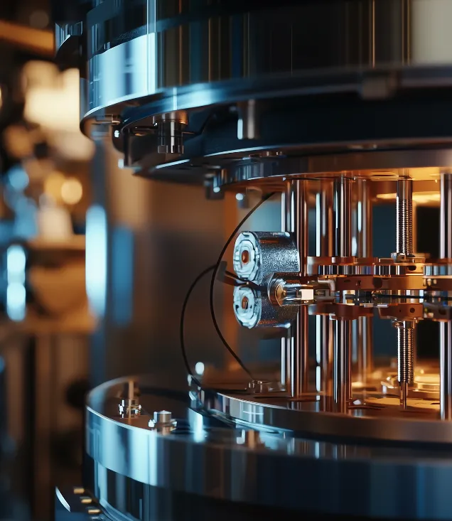 Precision-engineered quantum hardware advancing next-generation computing performance and scalability.